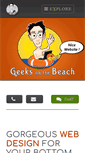 Mobile Screenshot of geeksonthebeach.ca
